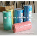 Tear-off nonwoven towel rolls, cleaning towel rolls, cleaning supplies